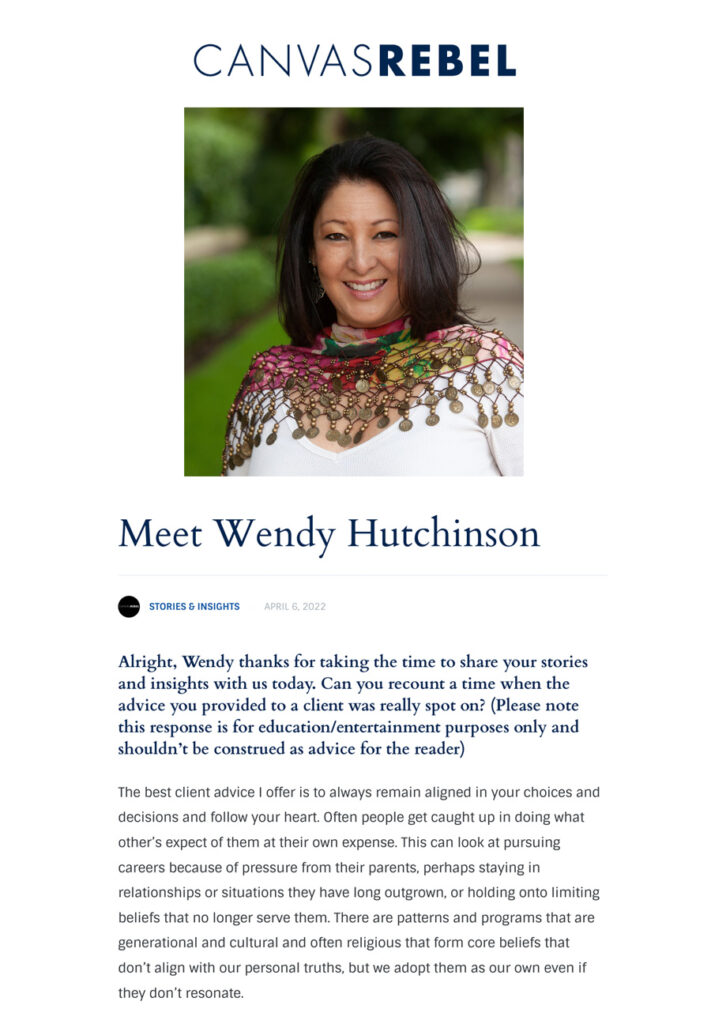 Wendy Hutchinson on CanvasRebel.com